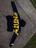 Navy Blue and Yellow Zipup